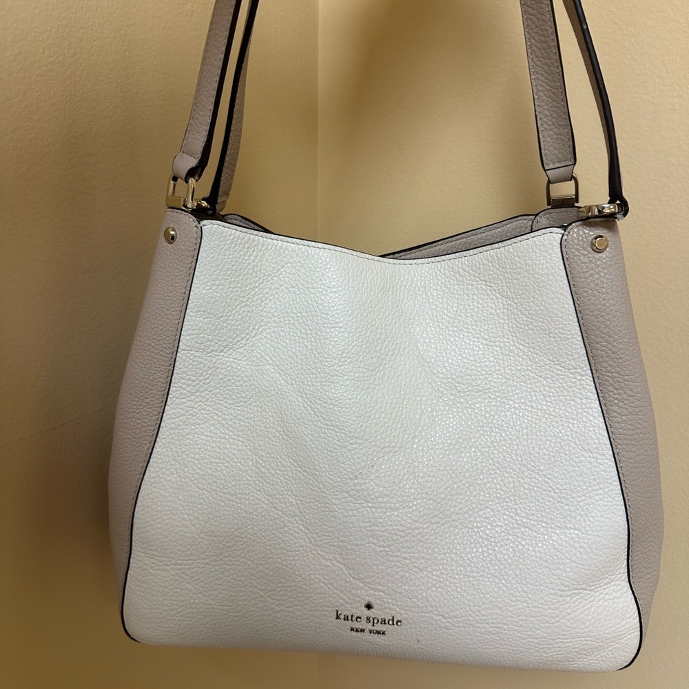 Kate Spade White and Gray Women's Bag